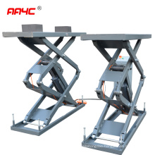 AA4C CE certified 3.0T  flush mounted scissor lift  Inground scissor  lift AA-SL303